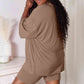 *APP EXCLUSIVE*x Soft Rayon Three-Quarter Sleeve Top and Shorts Set