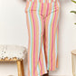 *APP EXCLUSIVE* Striped Smocked Waist Pants with Pockets
