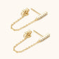 *APP EXCLUSIVE* Moissanite 925 Sterling Silver Connected Earrings