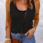 *App Exclusive* Waffle-Knit Scoop Neck Tank Top