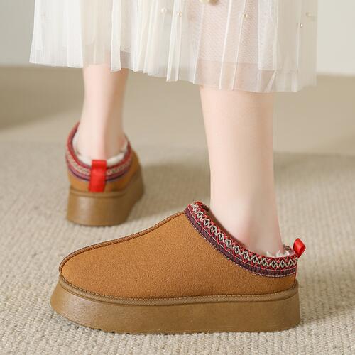 Faux Fur Sherpa Slippers