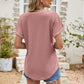 * APP EXCLUSIVE* Eyelet Short Sleeve Top