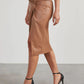 *APP EXCLUSIVE* Twist Faux Leather High Waist Skirt