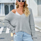 Vneck Long Sleeve Sweater