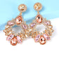 *APP EXCLUSIVE* Bejeweled Glass Stone Dangle Earrings