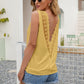 *APP EXCLUSIVE* Cutout Vneck Open Back Tank Top