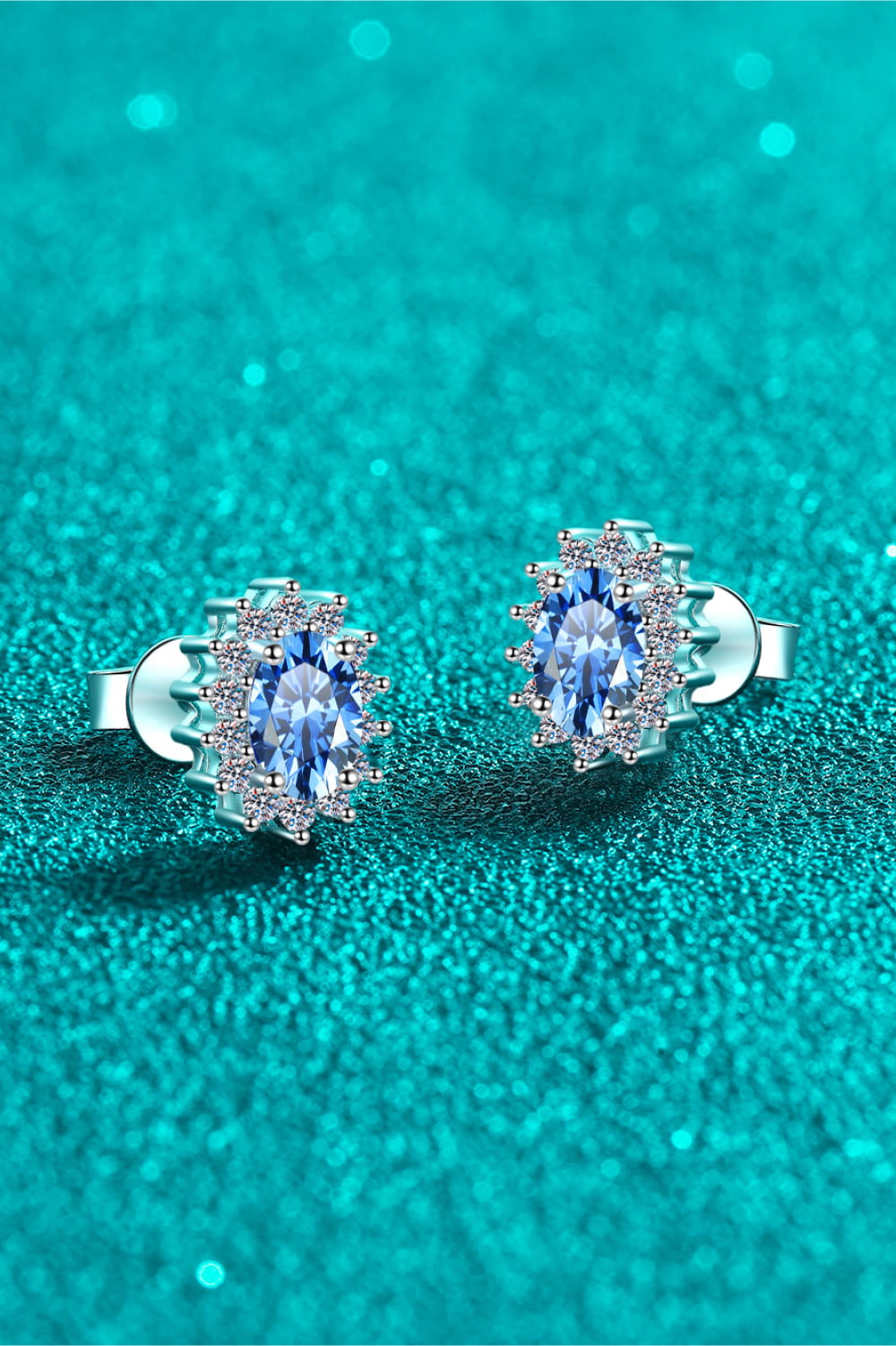 *APP EXCLUSIVE* 1 Carat Moissanite 925 Sterling Silver Stud Earrings
