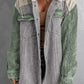 *App Exclusive* Snap Front Hooded Corduroy Shacket