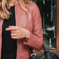 *APP EXCLUSIVE* Mock Neck Zip Up Jacket