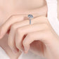 *APP EXCLUSIVE* 2 Carat Moissanite Square Halo Ring