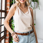 *APP EXCLUSIVE* Knotted Vneck Tank