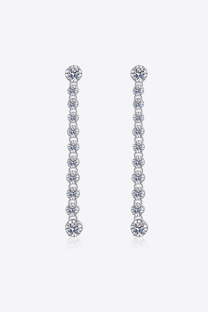 *APP EXCLUSIVE* 1.18 Carat Moissanite Long Earrings