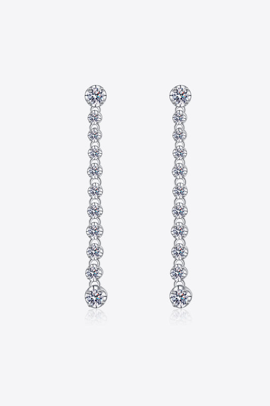 *APP EXCLUSIVE* 1.18 Carat Moissanite Long Earrings