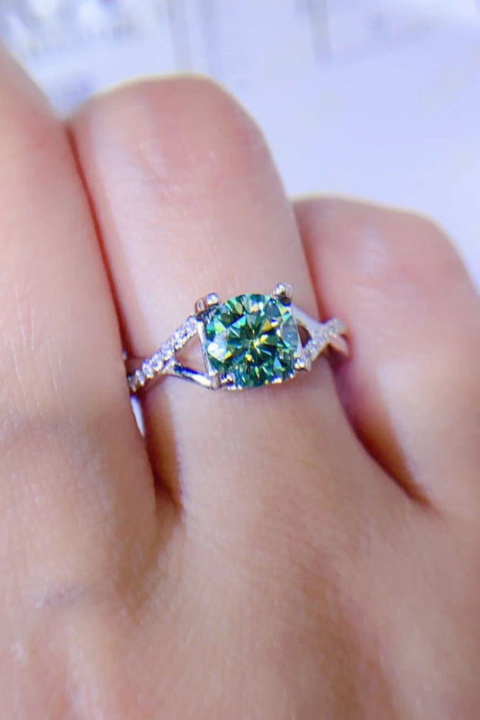*APP EXCLUSIVE* 1 Carat Moissanite 925 Sterling Silver Ring