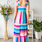 *APP EXCLUSIVE* Striped Sleeveless Maxi Dress