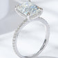 *APP EXCLUSIVE* 4 Carat Moissanite 4-Prong Side Stone Ring