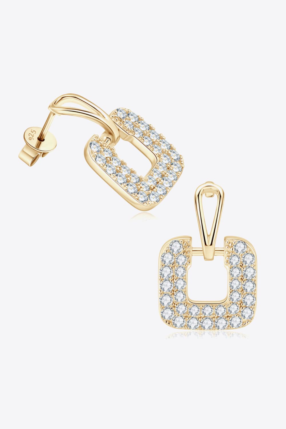*APP EXCLUSIVE* 1.68 Carat Moissanite 925 Sterling Silver Drop Earrings