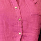 *APP EXCLUSIVE* Buttoned Long Sleeve Top and Shorts Set