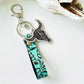 *APP EXCLUSIVE* Rhinestone Bull Keychain