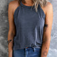 *App Exclusive* Curved Hem Grecian Tank Top