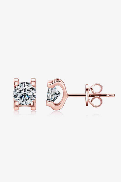 *APP EXCLUSIVE*  Moissanite 925 Sterling Silver Stud Earrings