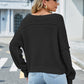 Vneck Long Sleeve Sweater