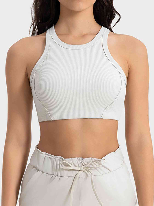 *APP EXCLUSIVE* Wide Strap Cropped Sport Tank