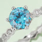 *APP EXCLUSIVE* 1 Carat Moissanite 6-Prong 925 Sterling Silver Ring