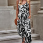 *APP EXCLUSIVE* Botanical Print Spaghetti Strap Cropped Jumpsuit