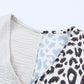* APP EXCLUSIVE* Leopard Color Block Vneck Blouse