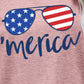 *APP EXCLUSIVE* US Flag Glasses Graphic Tee