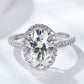 *APP EXCLUSIVE* 4.5 Carat Moissanite Halo Ring