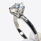 *APP EXCLUSIVE* 925 Sterling Silver 3 Carat Moissanite 6-Prong Ring
