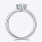 *APP EXCLUSIVE* 1 Carat Moissanite 925 Sterling Silver Solitaire Ring