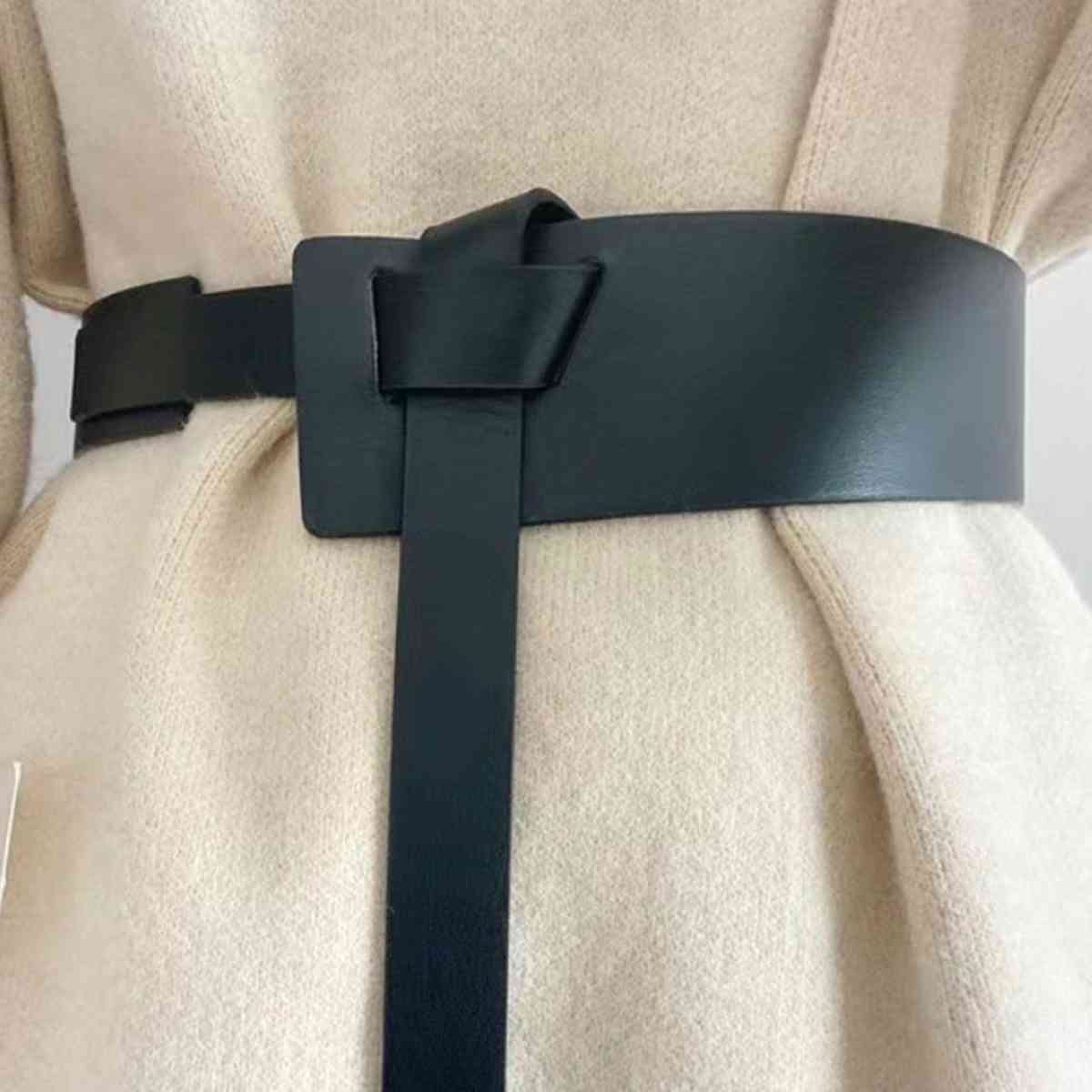 *APP EXCLUSIVE*  Knot Detail PU Belt