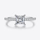 *APP EXCLUSIVE* 1.21 Carat Moissanite 925 Sterling Silver Side Stone Ring