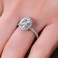 *APP EXCLUSIVE* 2 Carat Moissanite Platinum-Plated Ring
