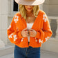 *App Exclusive* Floral Open Front Fuzzy Cardigan
