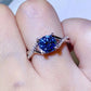 *APP EXCLUSIVE* 1 Carat Moissanite Crisscross 925 Sterling Silver Ring