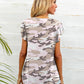 Round Neck Butterfly Sleeve Top