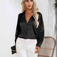 *APP EXCLUSIVE*  Satin Button Up Long Sleeve Shirt