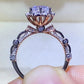 *APP EXCLUSIVE* 1 Carat Moissanite 925 Sterling Silver Ring
