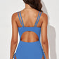 *APP EXCLUSIVE* Tied Cutout Plunge One-Piece Swimsuit