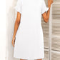 *APP EXCLUSIVE* Round Neck Flounce Sleeve Dress with Pockets