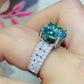 *APP EXCLUSIVE* 5 Carat  Moissanite 4-Prong Wide Band Ring