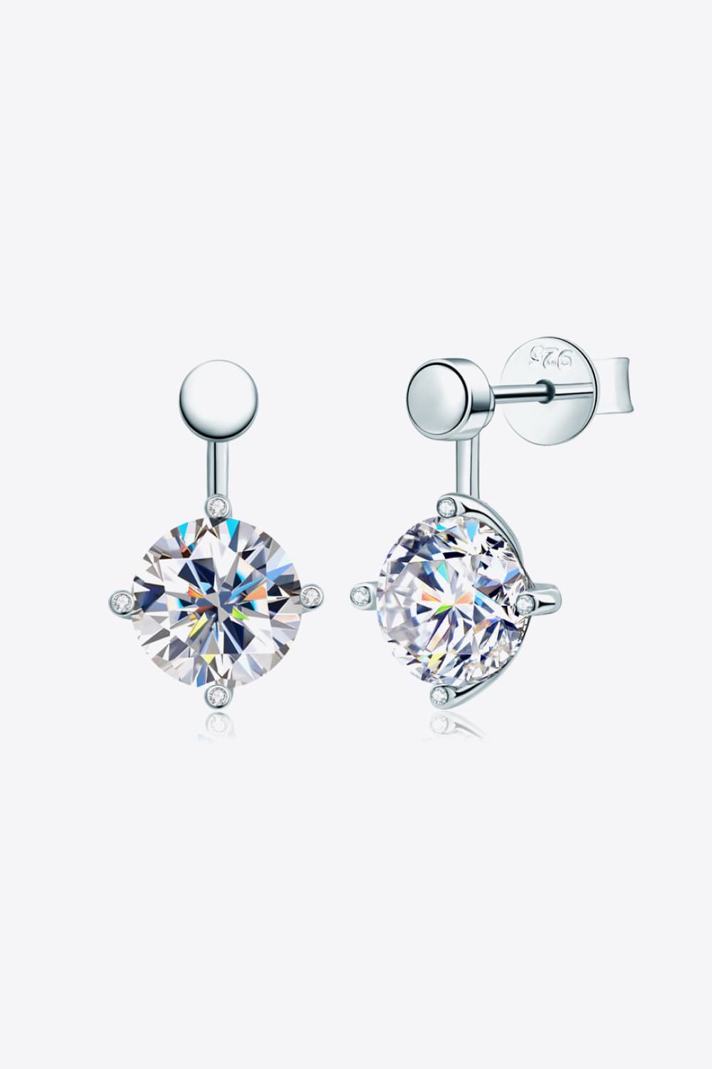 *APP EXCLUSIVE* 4 Carat Moissanite Drop Earrings