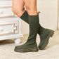 *APP EXCLUSIVE* Knee High Platform Sock Boots