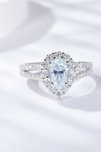 *APP EXCLUSIVE* 1 Carat Moissanite Teardrop Ring