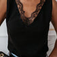 Lace Detail V-Neck Tank