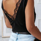 Lace Detail V-Neck Tank